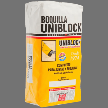 Boquilla sin arena Uniblock - Gris