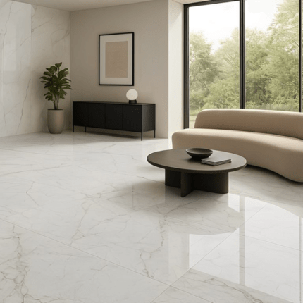 Porcelanato Flakes White