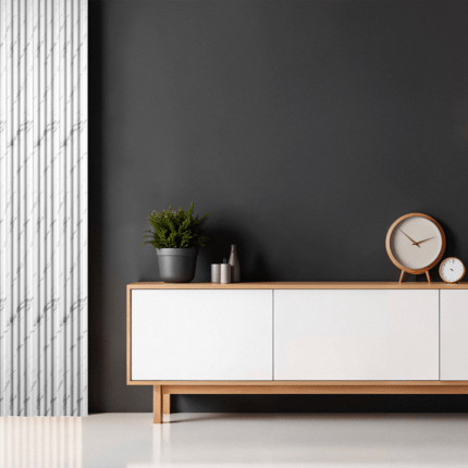 Panel WPC - Blanco con Vetas