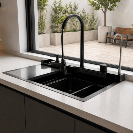 Fregadero de Lujo Acero Inox.